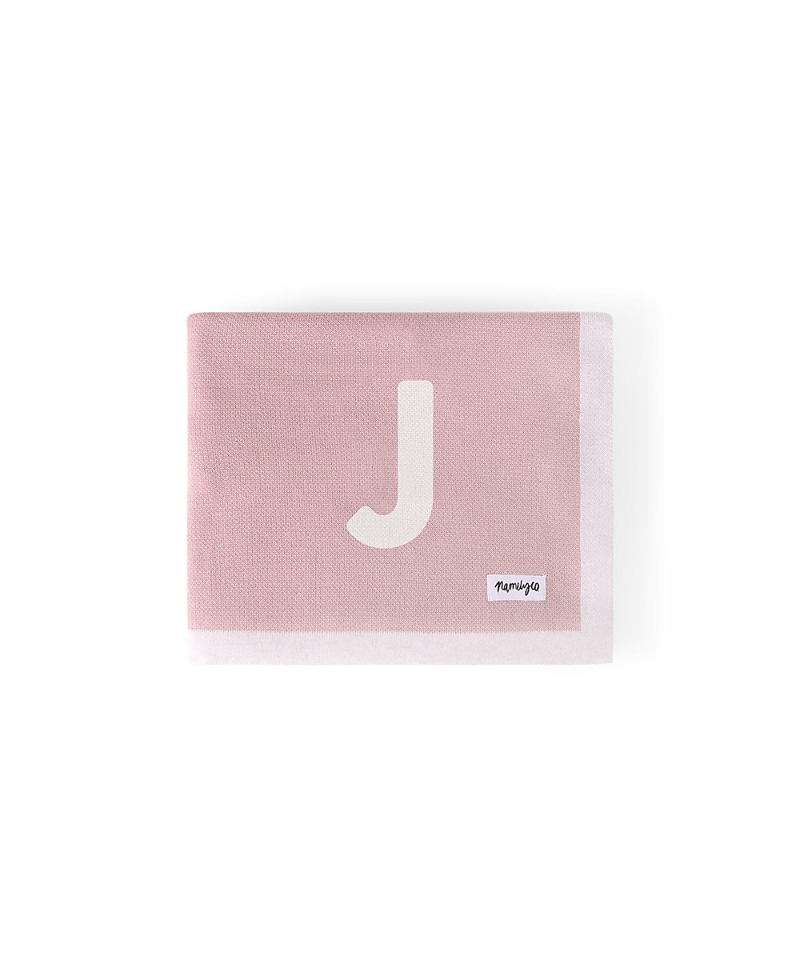 Namelyco Unisex Ballet Pink Multi Letter Blanket - Baby, Little Kid