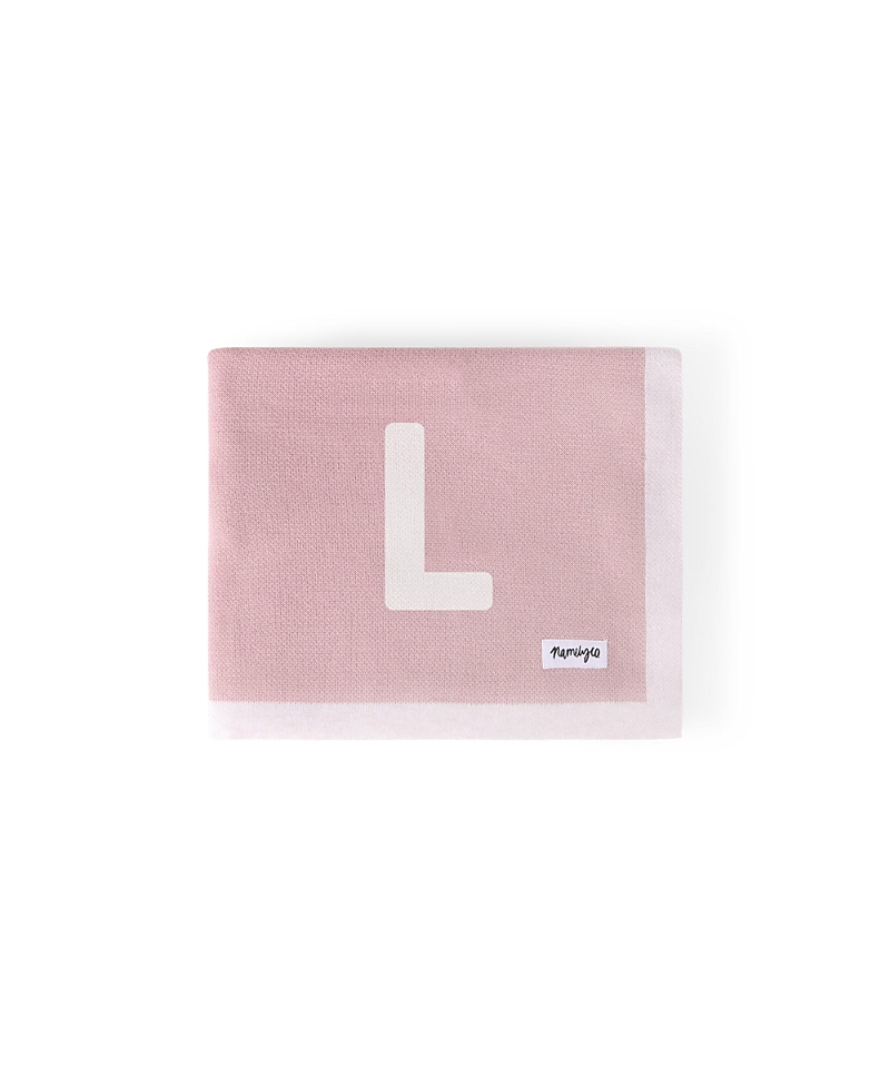 Namelyco Unisex Ballet Pink Multi Letter Blanket - Baby, Little Kid