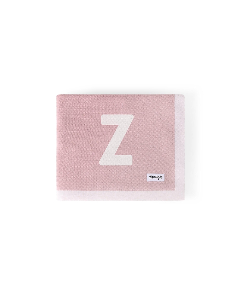 Namelyco Unisex Ballet Pink Multi Letter Blanket - Baby, Little Kid