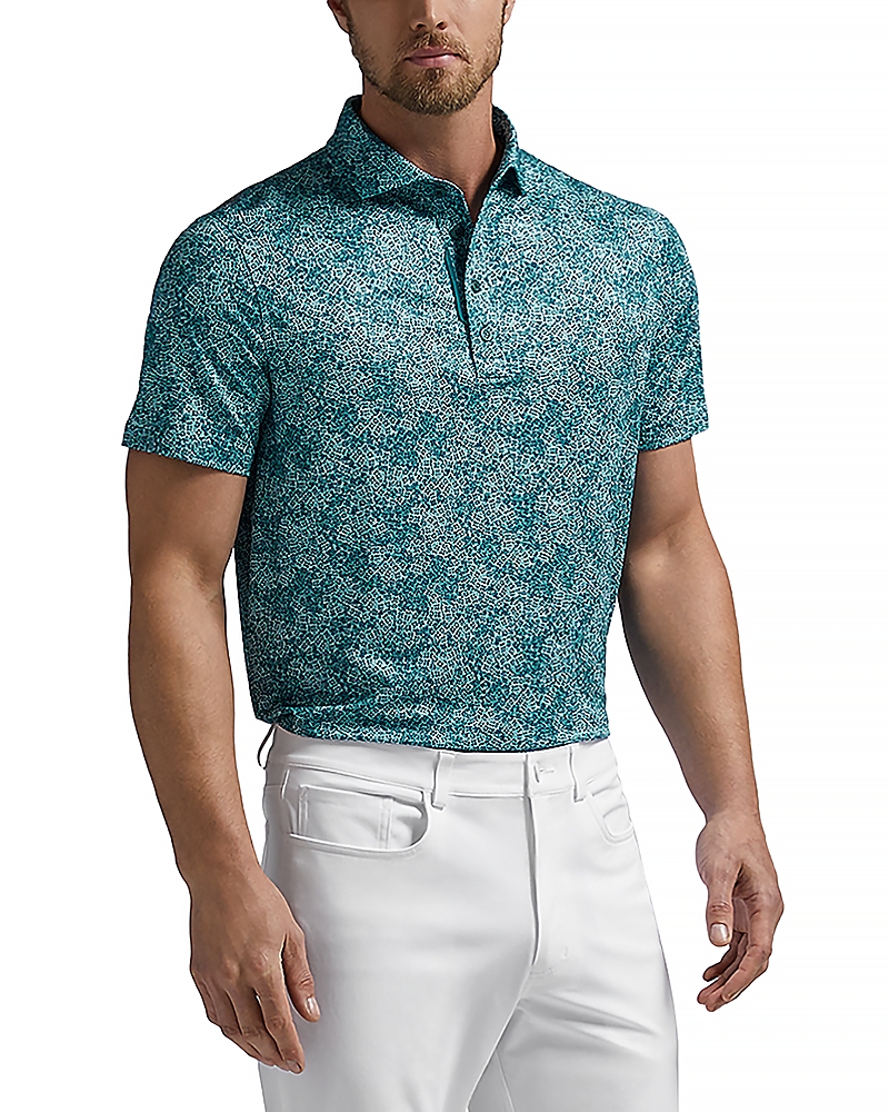 G/Fore Hydrangea Tech Jersey Polo Shirt