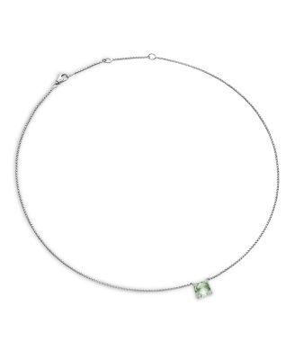 Ch&acirc;telaine&reg; Pendant Necklace with Prasiolite and Diamonds, 18"