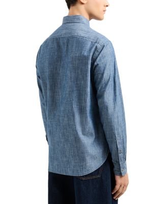 Chambray Regular Fit Button Down Shirt