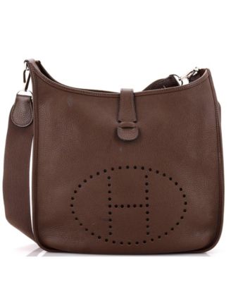 Pre-Owned Hermes Gm Evelyne Bag Gen Iii Clemence