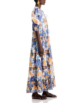 Summer Flowers Maxi Dress