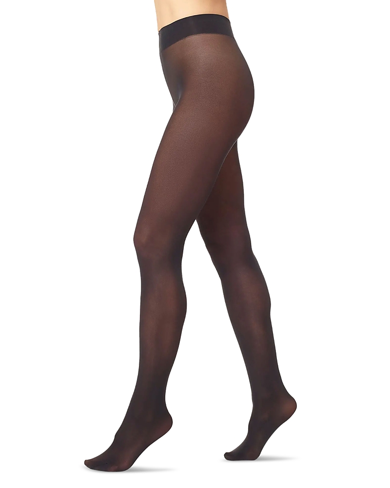 Hue Opaque Sheer To Waist Tights In Black