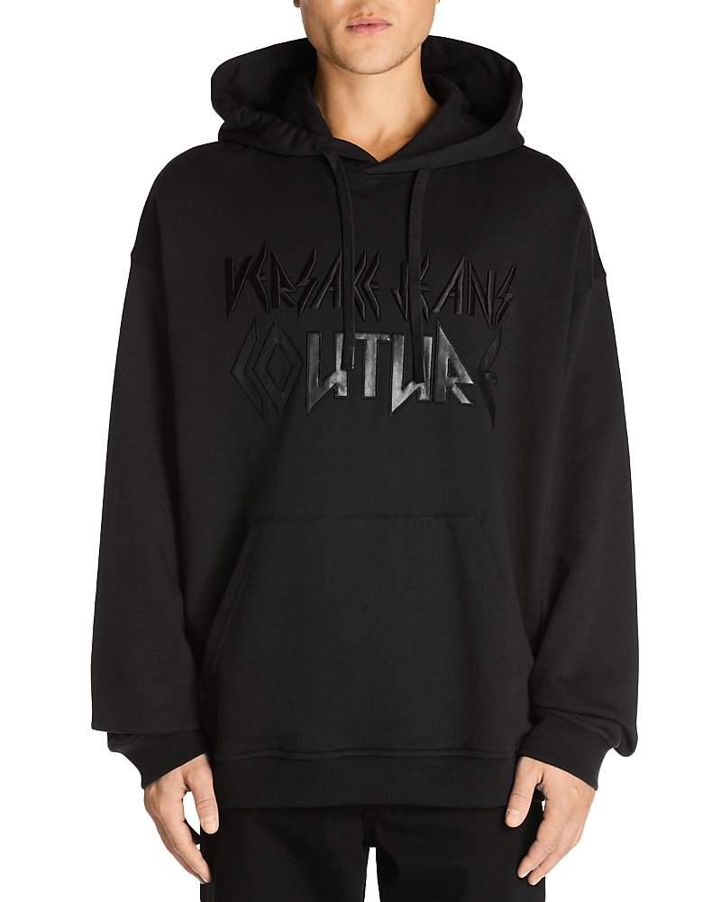 Versace Jeans Couture Regular Fit Fleece Logo Hoodie