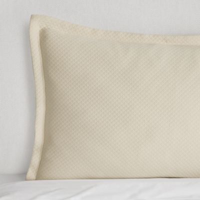 Rombo Cotton Diamond  Matelass&eacute; Euro Sham