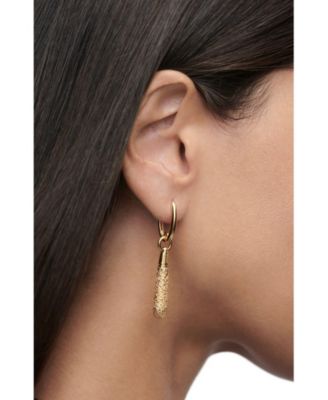  Women&#39;s Popcorn Large Jupiter Single Hoop