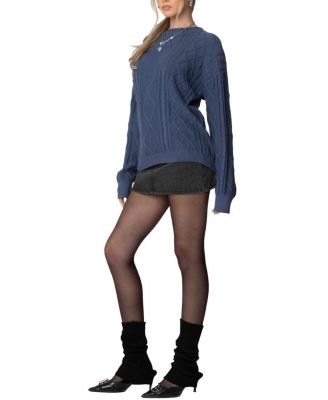 Jessy Cable Knit Oversized Sweater