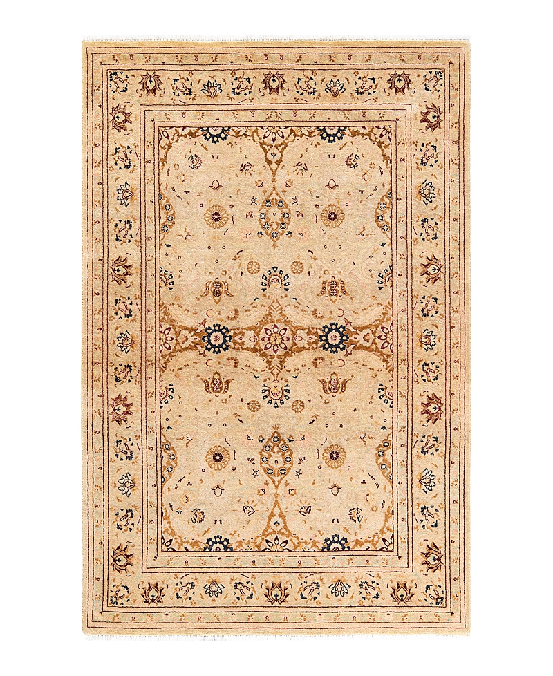 Bloomingdale's Mogul M1151 Area Rug, 4'2 X 6'4 In Yellow