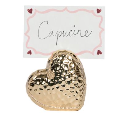 Berry & Thread Heart Place Card Holders, Set of 4