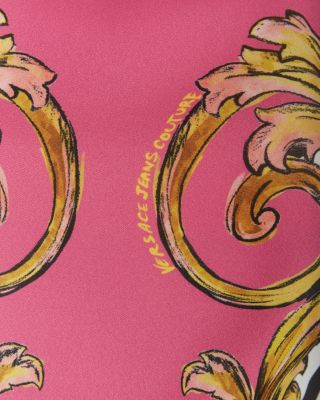 Satin Zebra Mini Dress