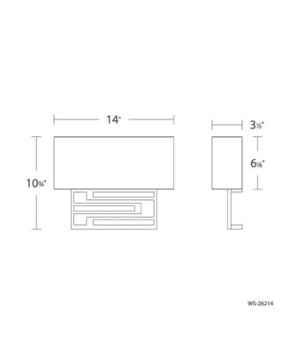  Vander 11in 3000K LED Wall Sconce
