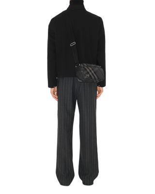 【BURBERRY】Grid Crossbody Bag Grid Crossbody Bag in Charcoal - Men | Burberry® Official