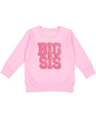 Sweet Wink - Girls' Big Sis Patch Sweatshirt - Little Kid, Big Kid
