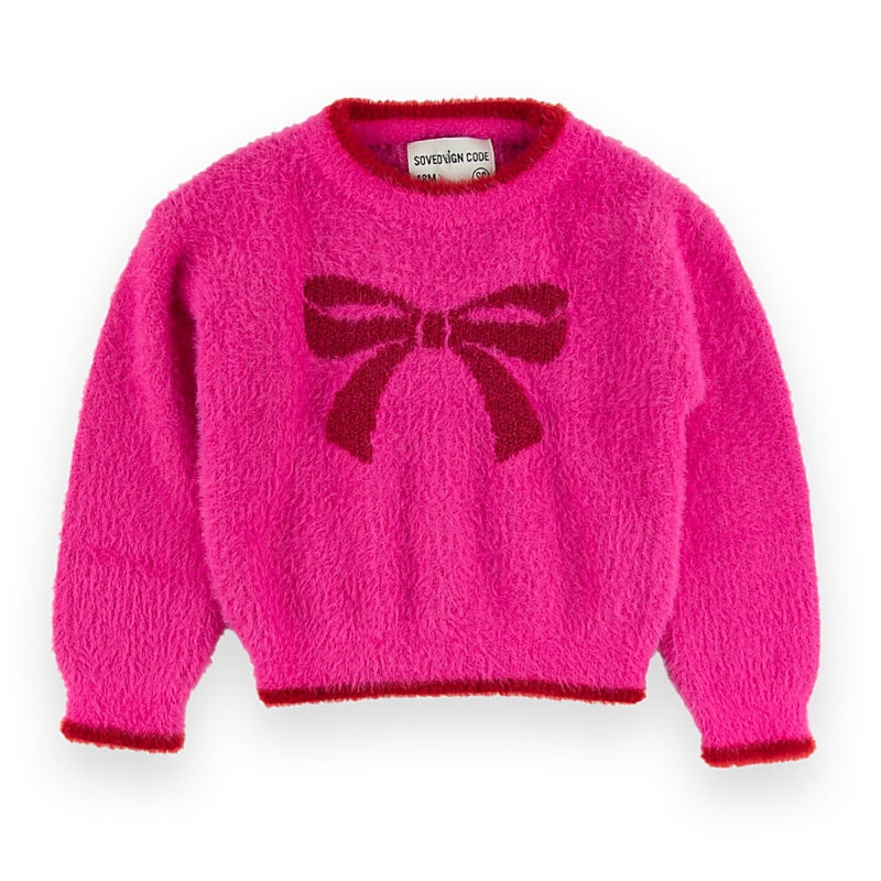 Sovereign Code Girls' Ella Dean Crewneck Sweatshirt - Baby In Carnation Pink