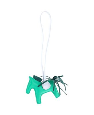 Pre-Owned Hermes Pm GriGri Rodeo Bag Charm Leather