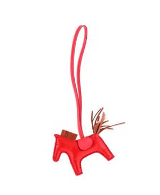 Pre-Owned Hermes Pm GriGri Rodeo Bag Charm Leather