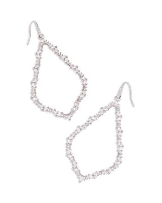 Kendra Scott - Sophee 14K Gold Plated Cubic Zirconia Open Frame Drop Earrings
