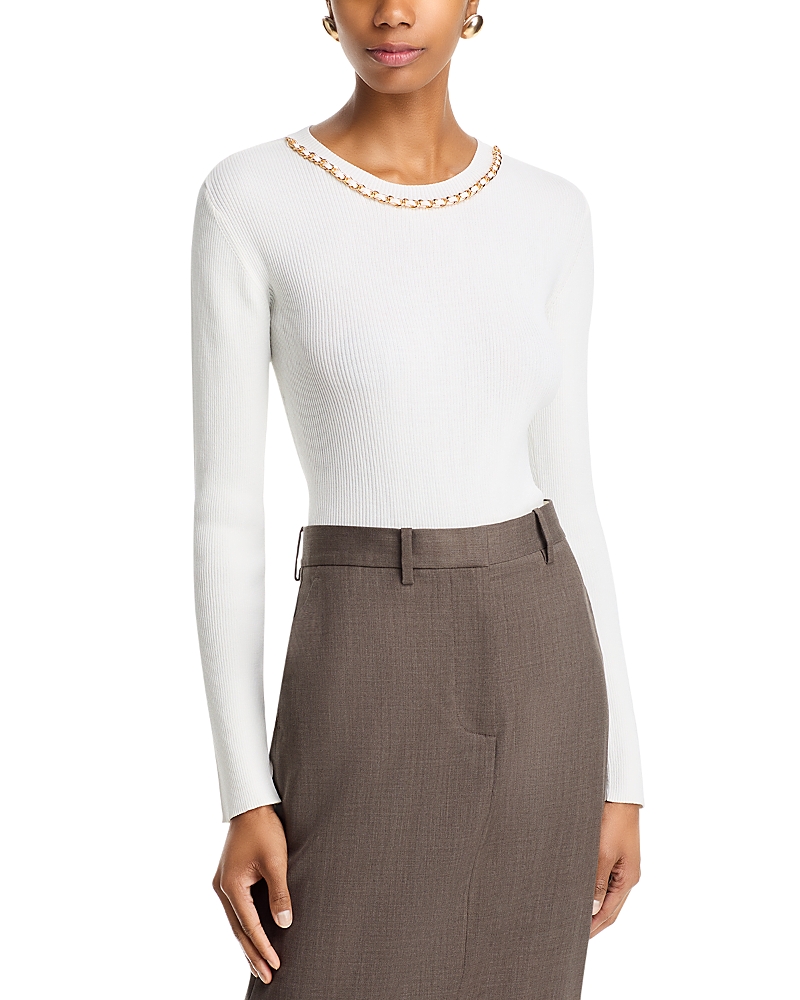 Generation Love Elda Chain Crewneck Pullover Sweater