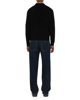 Equestrian Knight Design Wool & Cashmere Regular Fit Sweater