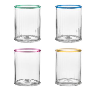 Juliska - Nell Double Old Fashioned Assorted, Set of 4
