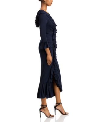 Stacy Ruffled Midi Dress