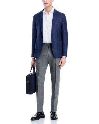 Kei Melange Hopsack Unstructured Regular Fit Sport Coat