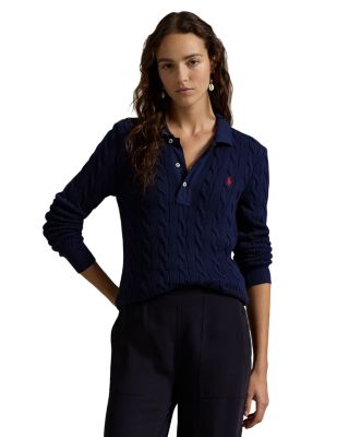 Lauren Ralph Lauren Cable Knit Polo Shirt