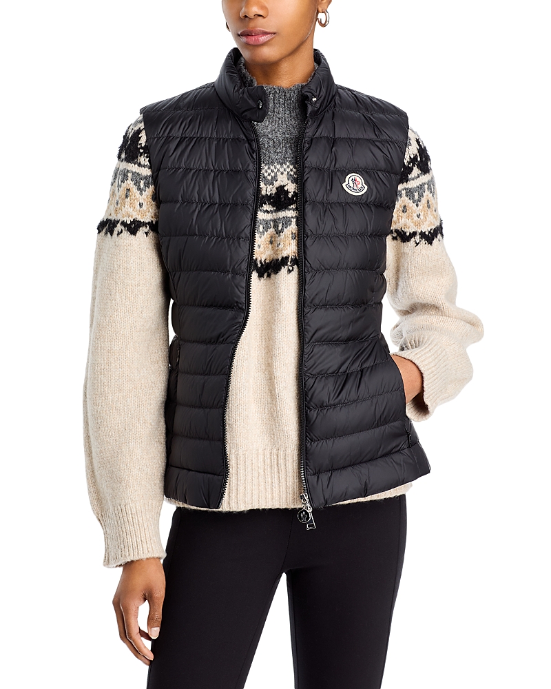 Moncler Igens Slim Down Vest In Black
