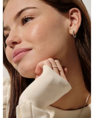 Haisley Rope Texture Hoop Earrings