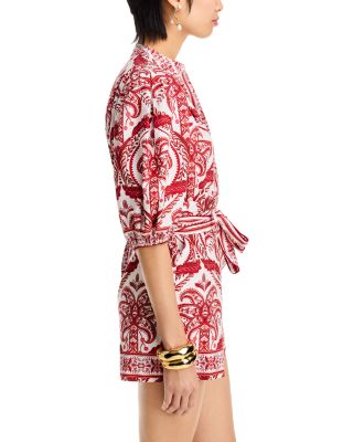 Tropical Cameo Romper