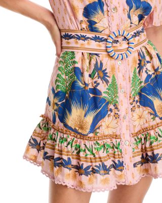 The Dream Garden Pink Mini Dress