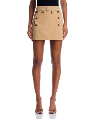 Elli Button Front Skirt