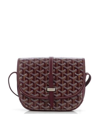 Pre-Owned Goyard Pm Belvedere Ii Messenger Bag Coated Canvas