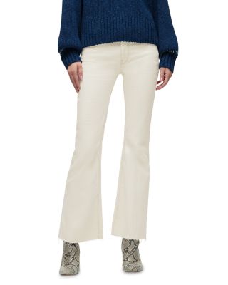 Hudson - Nico Mid Rise Bootcut Jeans in Ecru