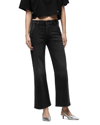 Hudson - Rosie High Rise Wide Leg Jeans in Smokey