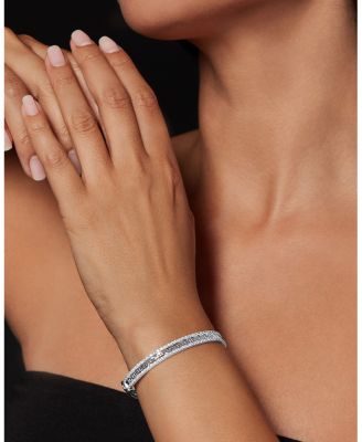 18K White Gold Chassis I Bracelet with Diamonds, 1.20 tcw