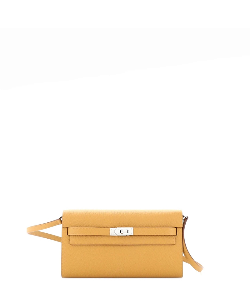 PRE-OWNED HERMES Pre-owned  Hermes  Hermes Kelly To Go Wallet Epsom In Brown