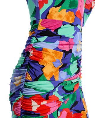 Abstract Jersey Slit Maxi Dress - Exclusive