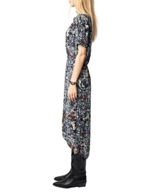 Rimaz Soft Butterfly Print Dress