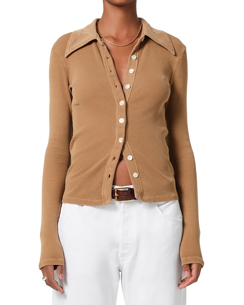 Citizens of Humanity Gila Polo Button Front Top