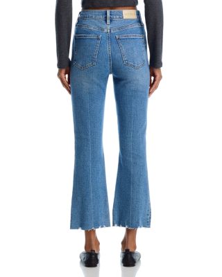Lennon High Rise Crop Bootcut Jeans in Rhythm Vintage