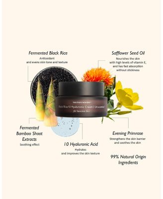  Unscented Black Rice 10 Hyaluronic Cream