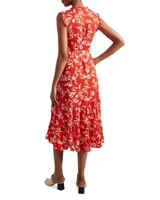 Petite Elsa Floral Print Dress