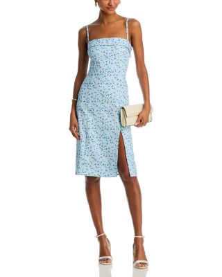 Echo Crepe Floral Midi Dress