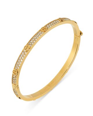 Thin Icon Pave Hinge Bracelet