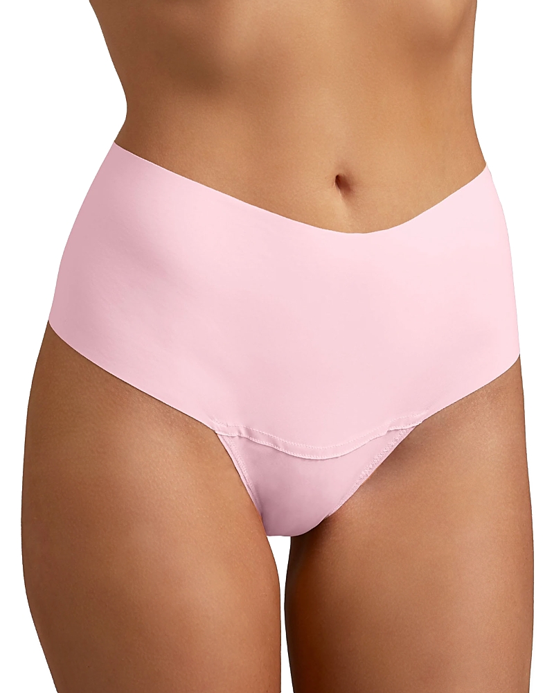 Hanky Panky Breathe High-waist Thong In Bliss Pink