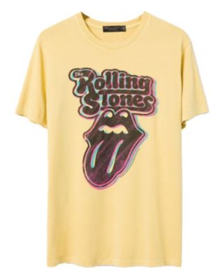 Unisex The Rolling Stones Logo Vintage Tee
