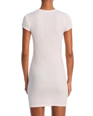 Short Sleeve Crewneck Dress